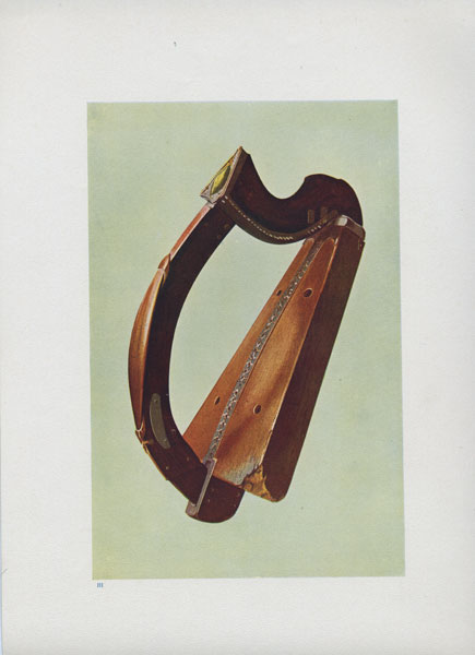 Antique prints of musical instruments from AJ Hipkins after